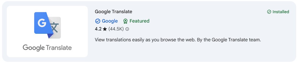 گوگل ترنسلیت
